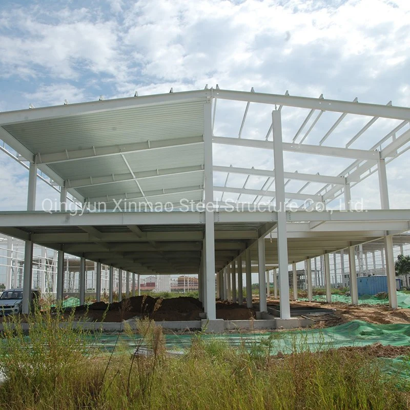 Prefab Prefabricated H Section Frame Building Steel Structure for Workshop