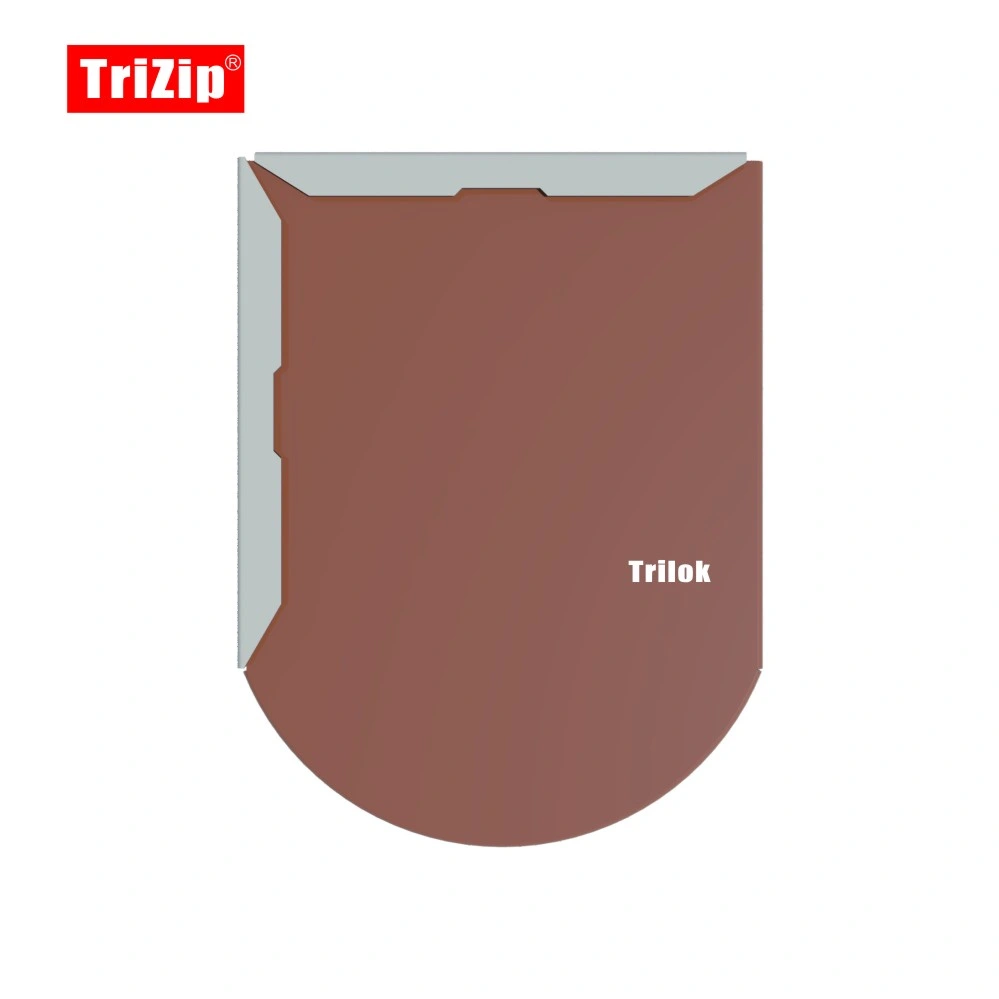 Trilok Metall-Verschließende Dachziegel, Wandverkleidung, Fassade Fischskala Schindelziegel Fliesen - Td237