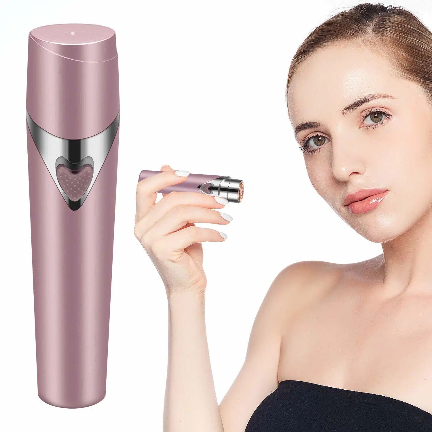 Patent Specially Strong Magnet Motor Safe and Painless Depilacion Lady Shaver Trimmer Electric Shaver Battery