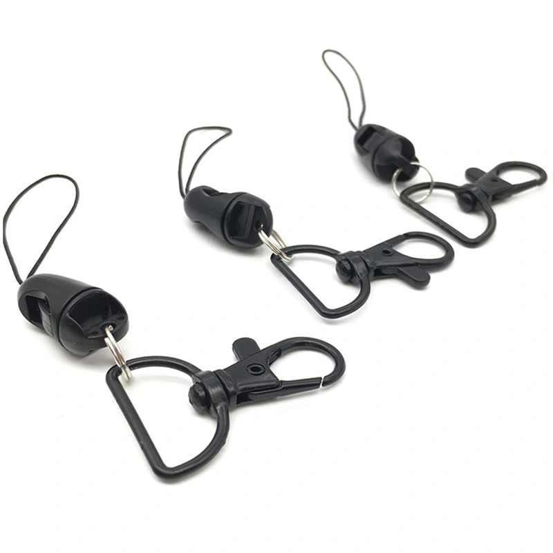 Stock Plastic Lanyard Accessories with Strings Phone Loop