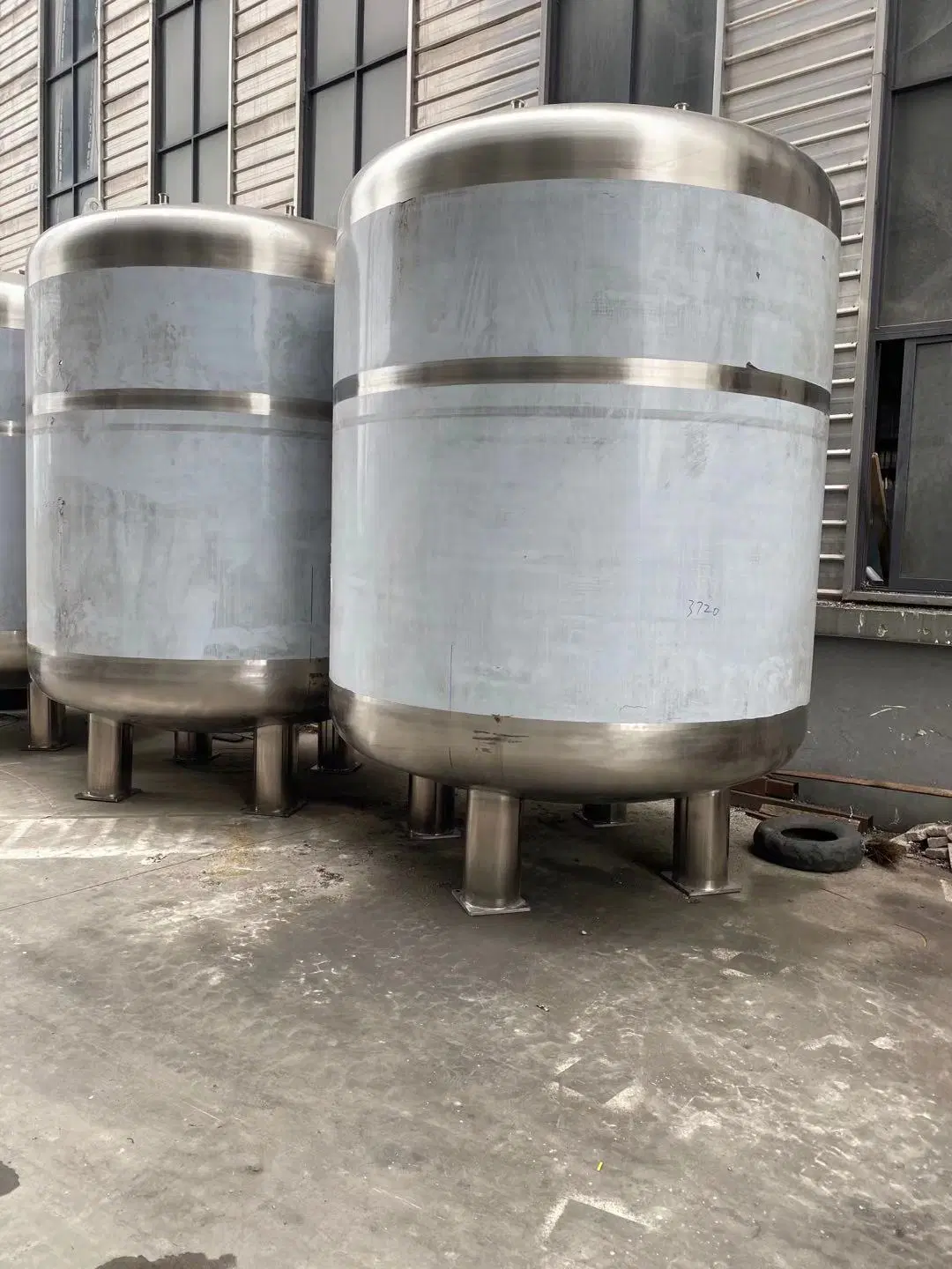 Stainless Steel Storage Buffer Reaction Biology Tank with CE Certificate