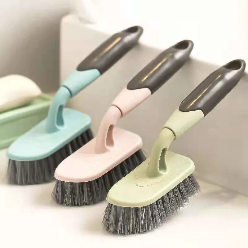 Handle Household Kitchen and Bathroom Cleaning Scrub Brushes Pan Brush