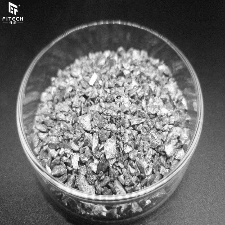 for Raw Material of High Aluminum Cement Size 0.2-6mm Alv55 Aluminum Vanadium Master Alloy