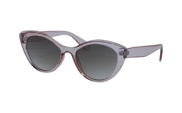 Mujer′ S plástico pequeño Vintage inspirado Slim Gato Eye Marco Gafas de sol