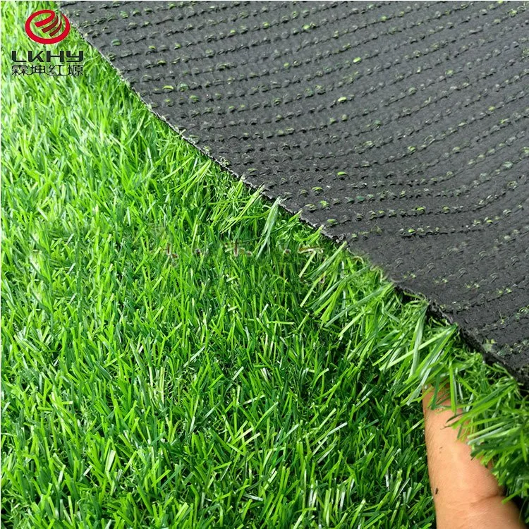 Green Good Quality High Density Artificial Turf Non Infill Football Artificial Grass