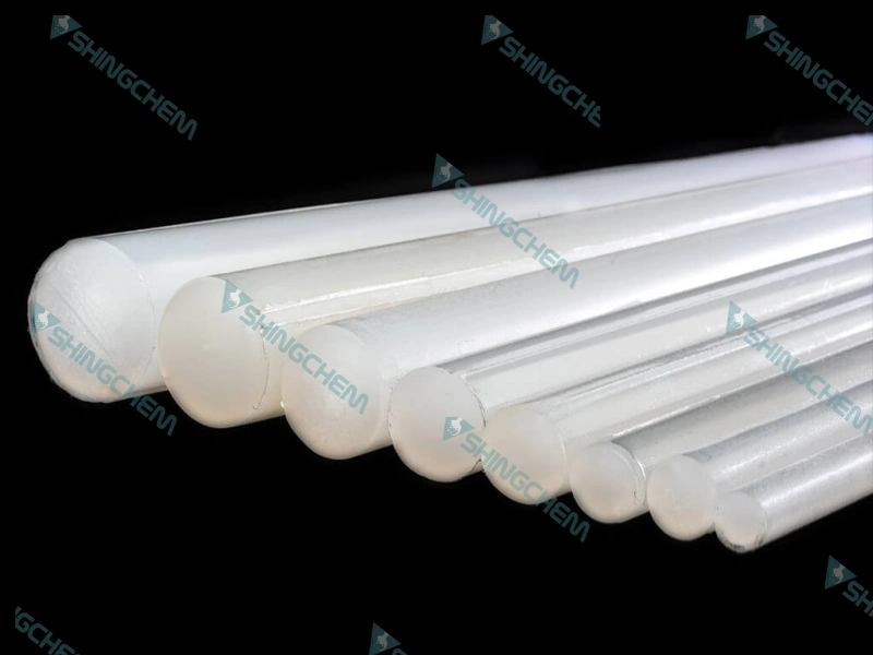 100% Virgin PCTFE Bar Rod Customized Fast Delivery Stock PCTFE Rod