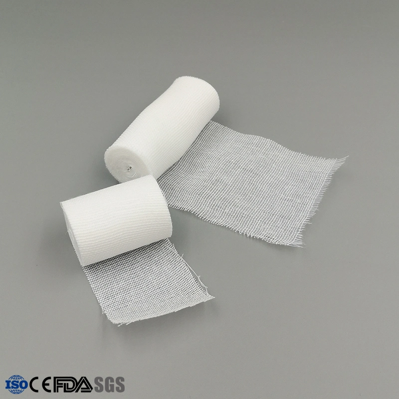 Medical 100% Cotton Absorbent Gauze Bandage for Hospital Surgical with Ce Approval