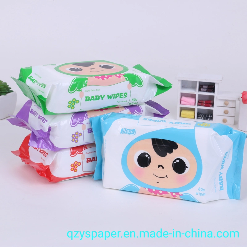 China Wet Wipes Non Alcohol Baby Wet Tissue Factory Cheapest Price