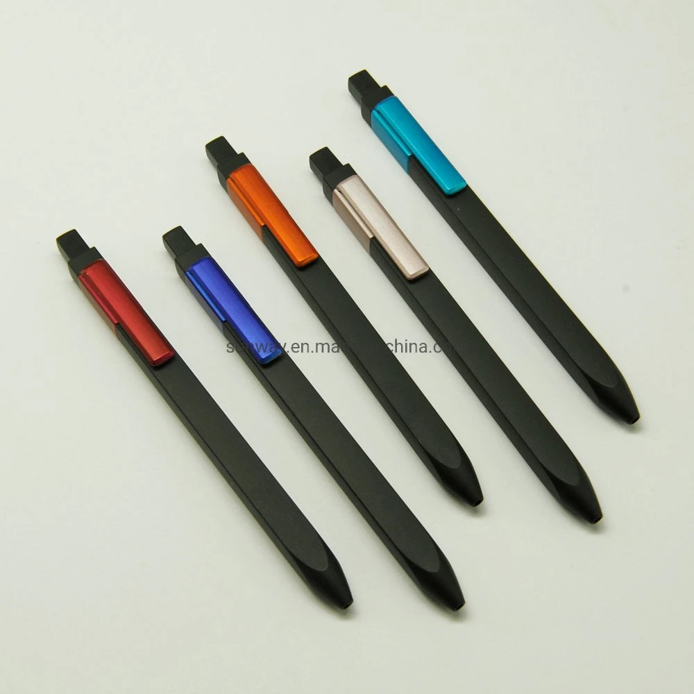 Mini Cheap Square Bulk Promotional Black Ballpoint Pen for Logo