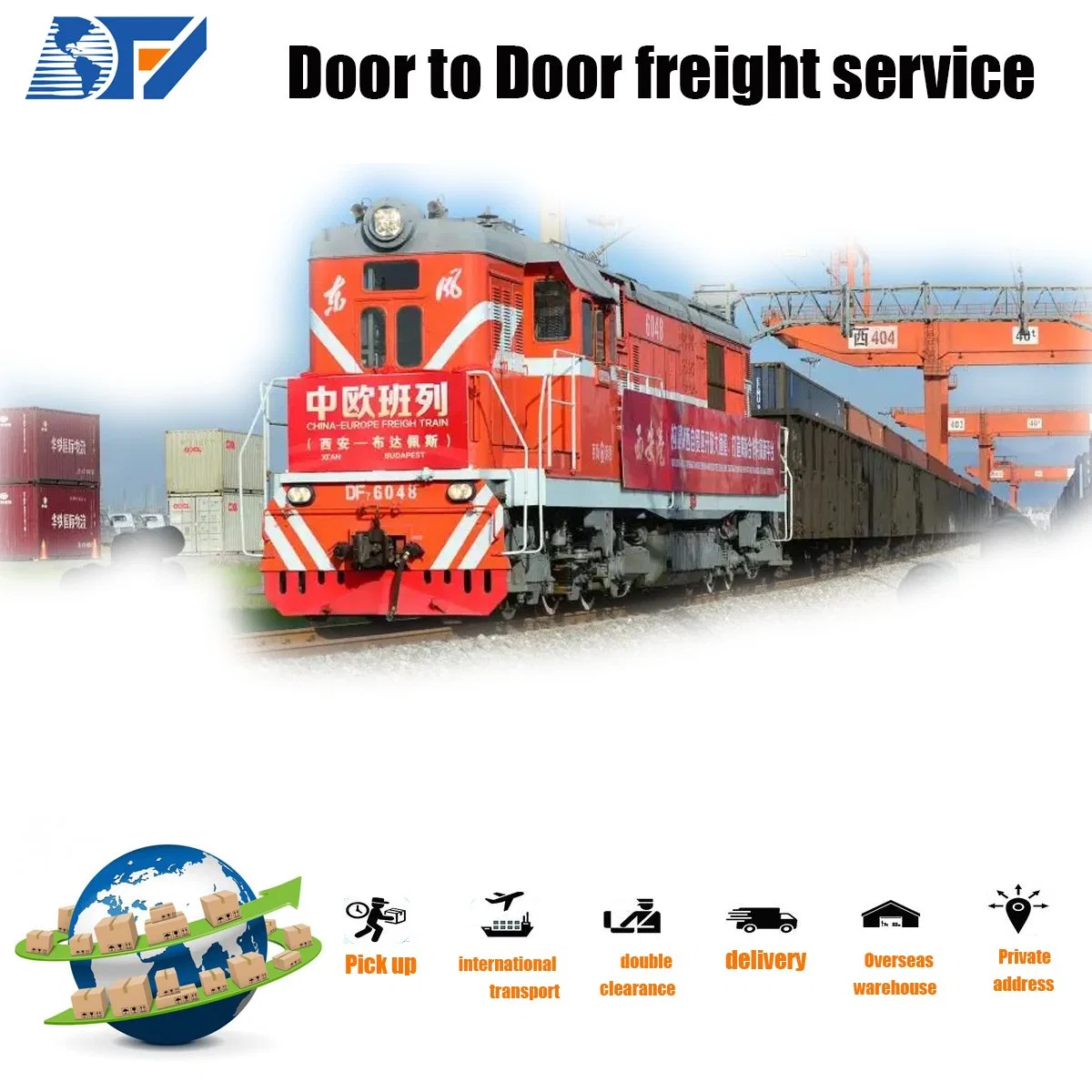 Fba Train Railway Shipping DDP Railway Shipping to Germany Italy Fba From China Chongqing Chengdu Shenzhen