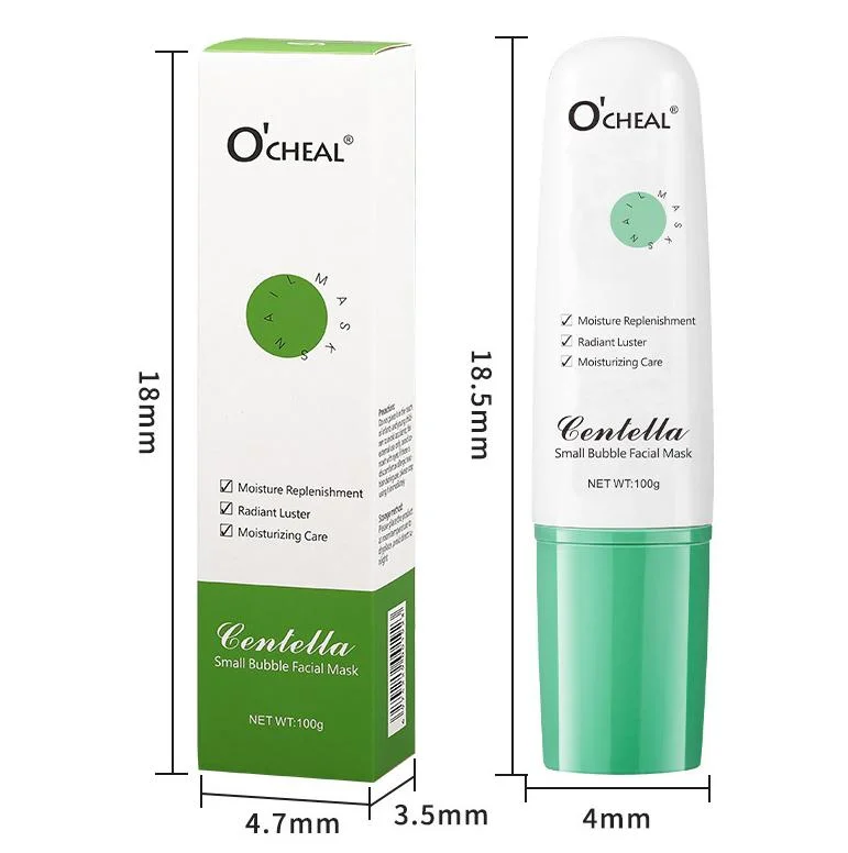 Vente en ligne en stock Centella Asiatica acide hydratant la peau bulle Masque hydratant améliorer sec et rugueux rendre la peau humide Et tend