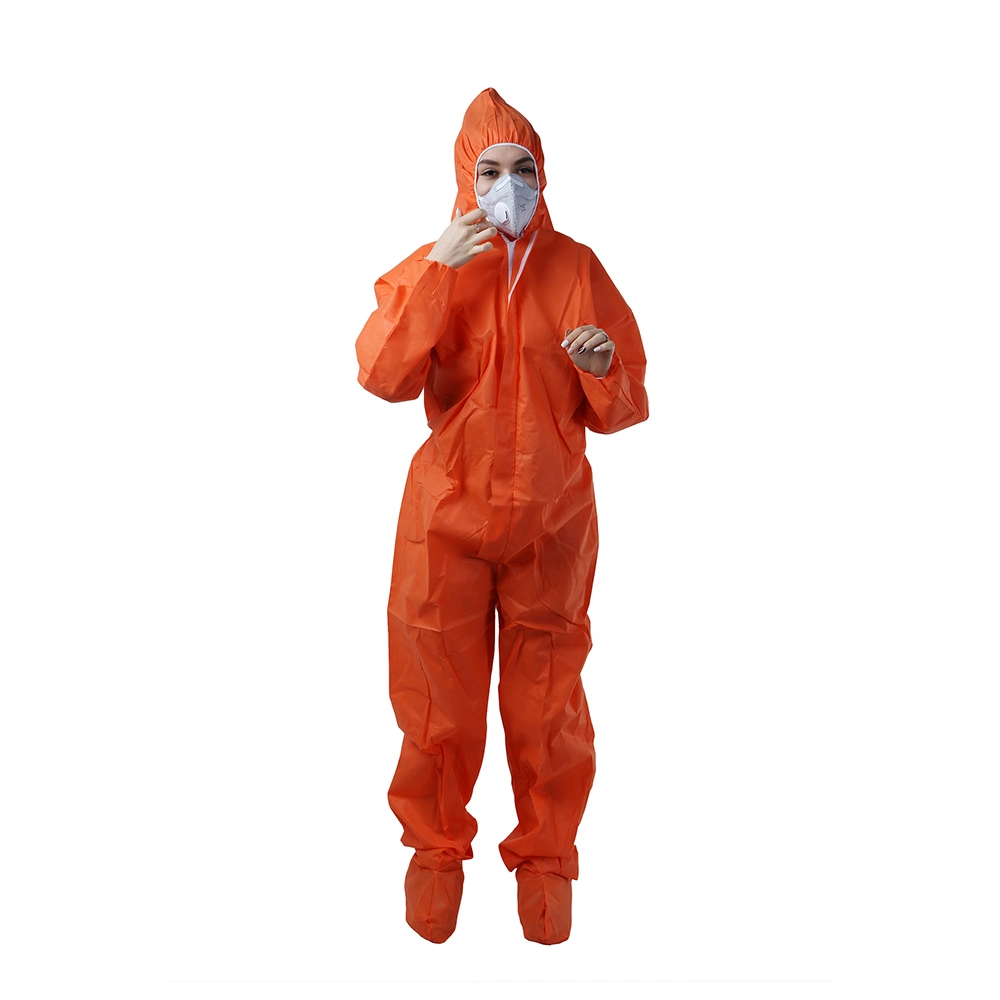 Dust Splash Resistant Microporous Coverall Protective Clothing Suitable for Mining Industry