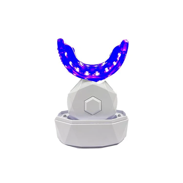 Wireless Portable wiederaufladbare Zahnbleiche kalt Zähne Aufhellung Kit mit LED Light White Smile Home verwendet