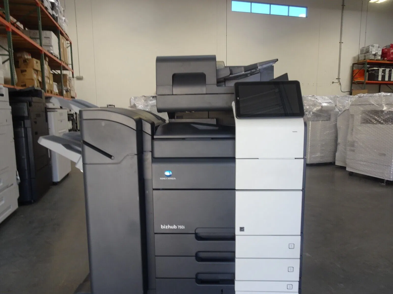 Konica Minolta Bizhub 750I Copier Printer Scanner - Only 104K Copies - 75 Ppm