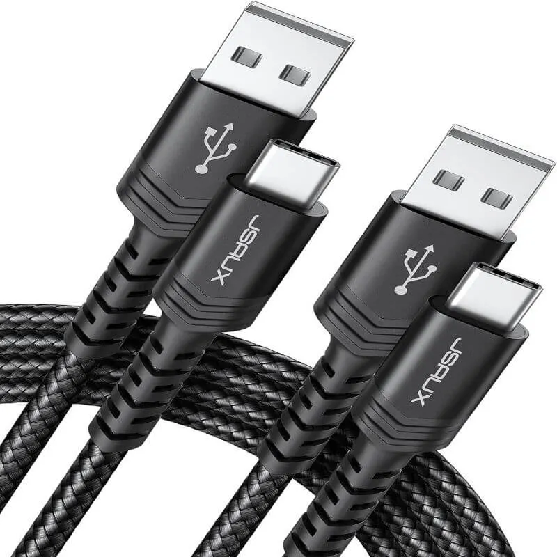 Cables USB-C a USB-a 3,1A para carga y datos Android Sincronización