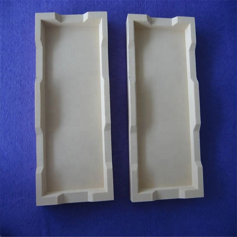 Customized Refractory Calcium Stabilized Zirconia Zro2 Ceramic Saggar Tray for Pipe Furnace