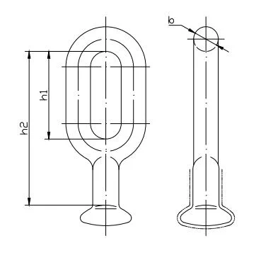 Right Angle Ring (ZH series) with Hot DIP Galvanized Overhead Line Fitting