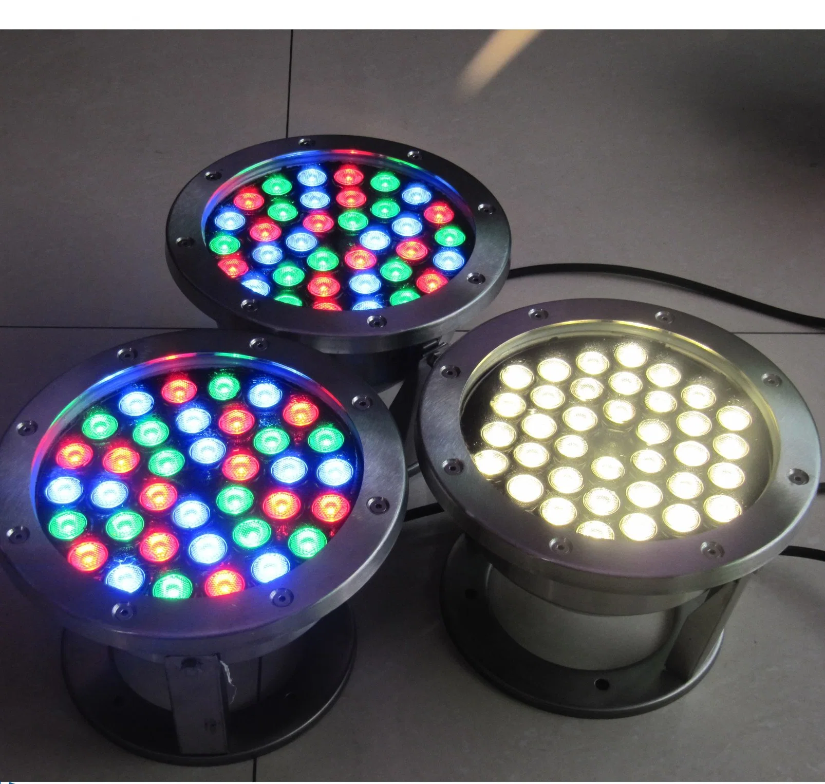 Yaye 18 Best Sell 9W/12W/18W/36W RGB/LED PAR56/ LED Unterwasserbeleuchtung/ 36W LED-Leuchtmittel für Wasserspiele/36W RGB LED-Poolbeleuchtung/LED-Schwimmlicht MIT IP68/AC/DC12/