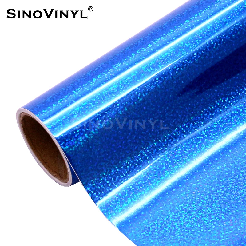 SINOVINYL Water/Coffee/Glass Cup Creativity DIY Holographic Sparkle Dots Vinyl Roll Paper Crafts