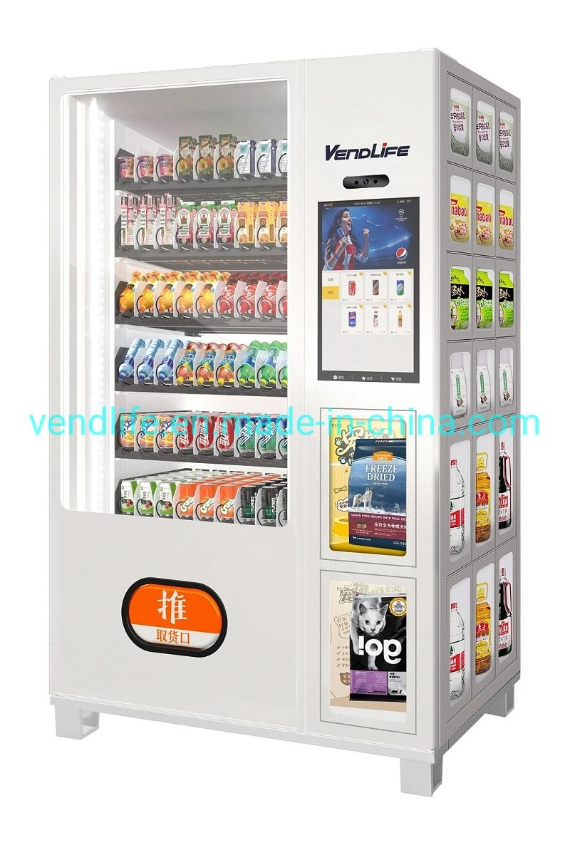 Distributeur automatique de l'eau pour la vente des aliments de collation commerciale et de boire vending machine