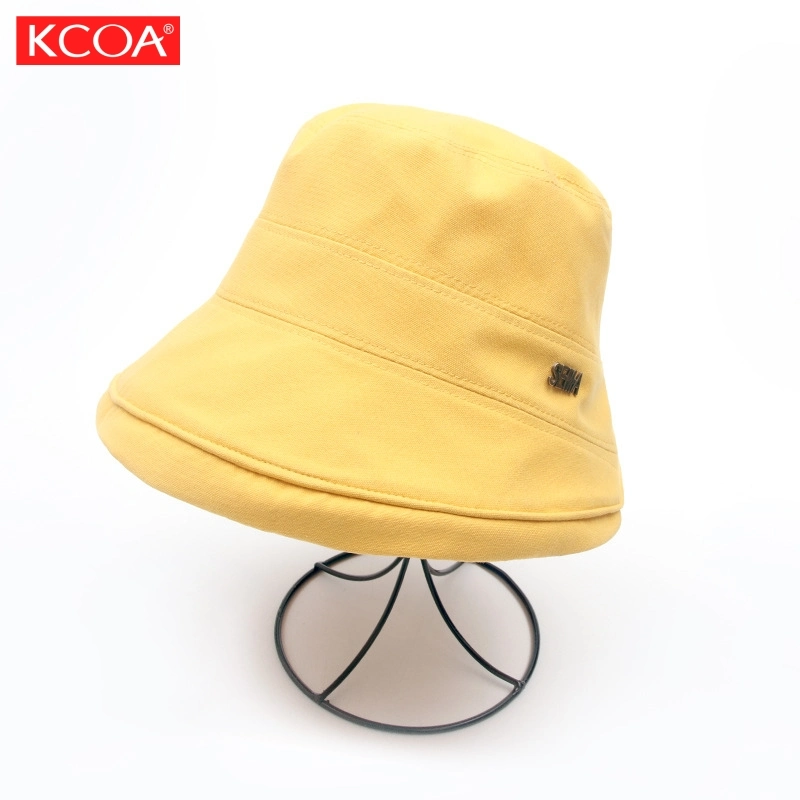 High quality/High cost performance  Personalized Custom Designed Solid Color Fishing Bucket Cap