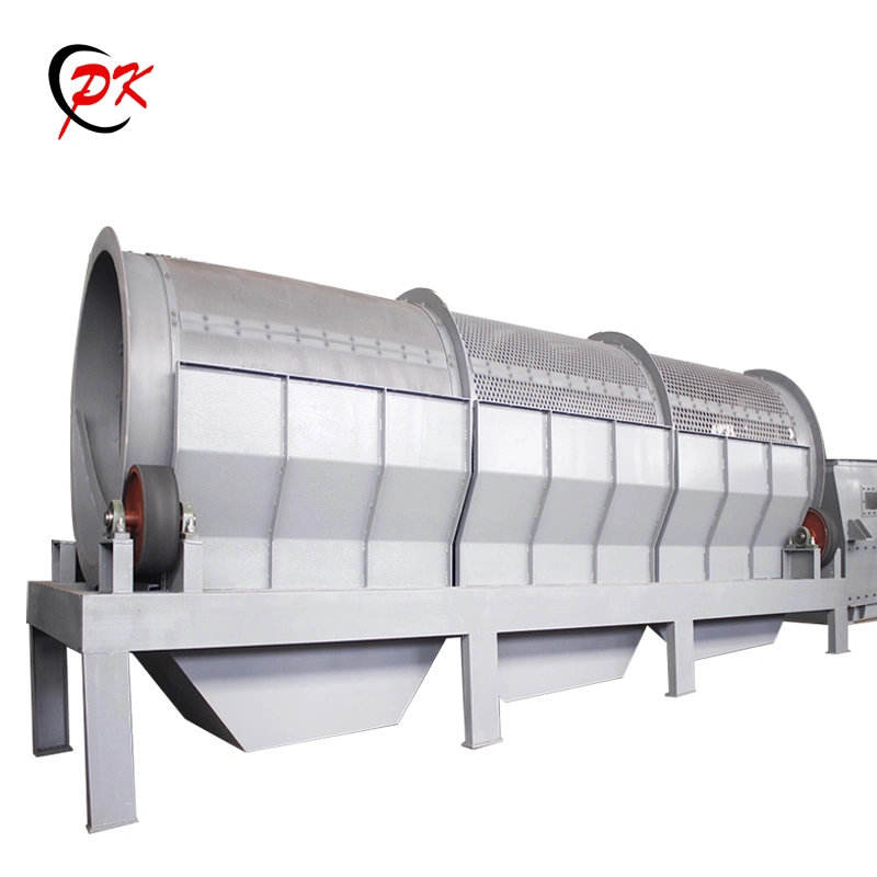 Manufacture Mine Shaker Circular Vibro Vibrating Wood Chips Screen Soil Screener Rotary Drum Sieve