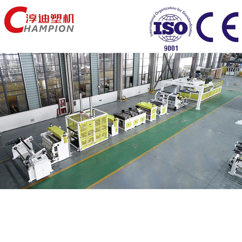 Machine Manufacturer PP/PS Sheet Plate Extruder Famous Extrusion Line