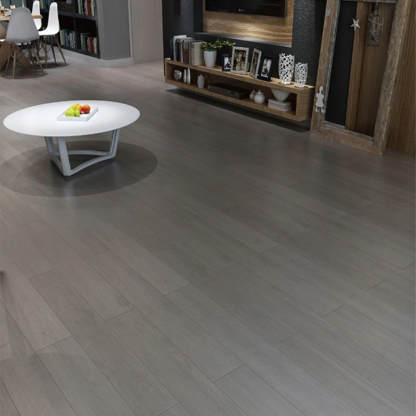 Hogar 8.3mm Cereza En relieve diseñado laminado resistente al agua Suelos de madera de madera laminada