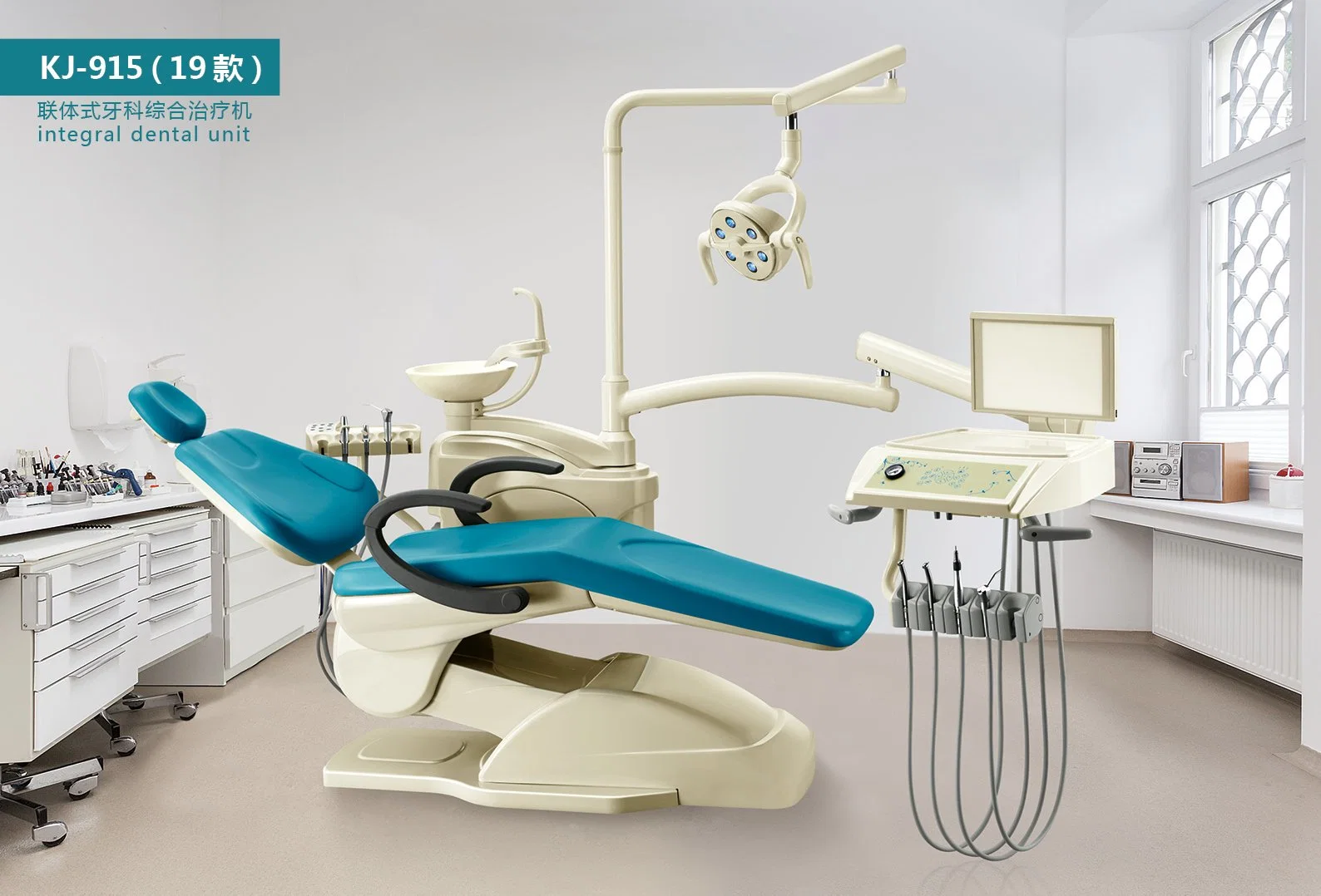 Multifunción de tipo económico Pedal sillón dental con aprobación CE