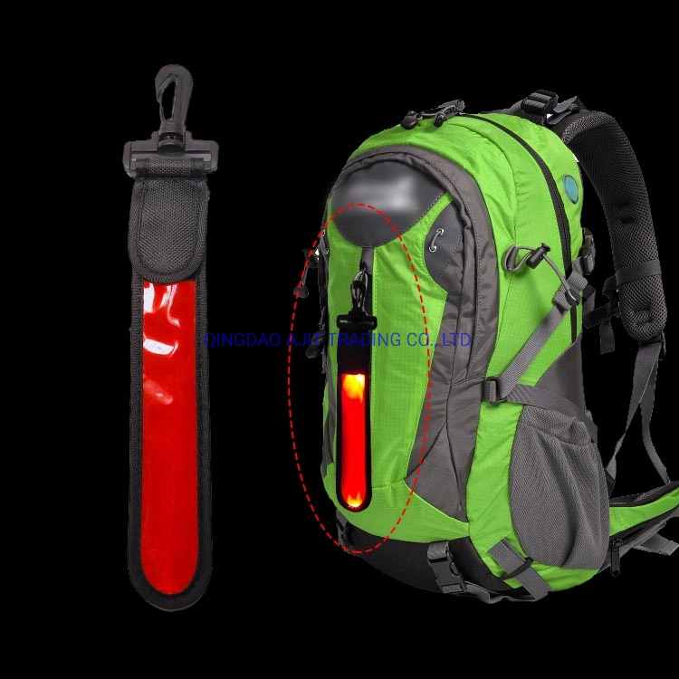 LED Clip on Rucksack Tasche Zubehör blinkende Sicherheit Rucksack Haken Aufhänger