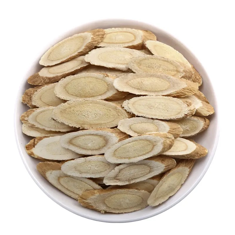 Grande qualidade Organic Astragalus Root Saúde Slice Medicina Alimentar Selvagem de matérias-Astragalus