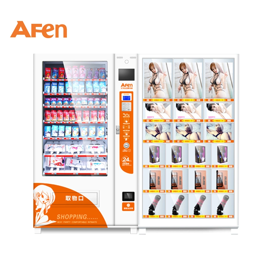 Afen Large Item Acrylic Condom Book Credit Card Vending Machine for Sale