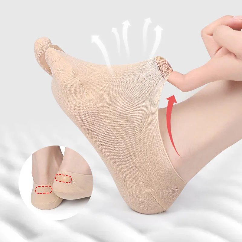 Invisible Two Toed Hallux Valgus Orthopedic and Bunion Pain Relief Toe Separator Toe Overlapping Dividers Boat Sock