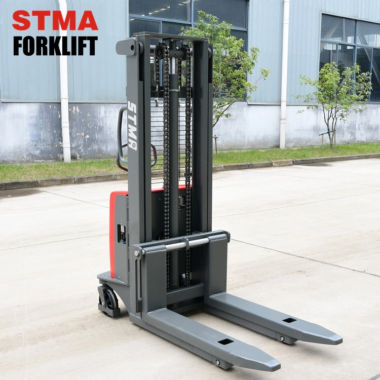 Stma Semi Electric Stacker 1000kg 1500kg Pallet Stacker with 3500mm Lifting Height