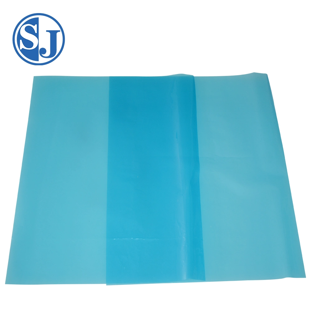 Professional Production Sky Blue, Blue PE Release Manufacturing Film Substrate for Traffic Reflective Signs