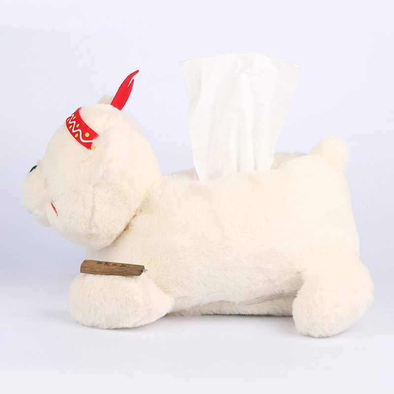 Wholesale/Supplier Cute Furry Soft Rabbit Animal Removable Napkin Cover Tissue Box Plush