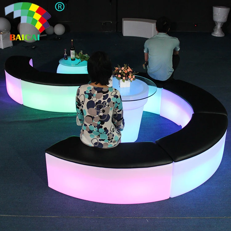 Glowing Luxurious Outdoor LED Illuminated Furniture