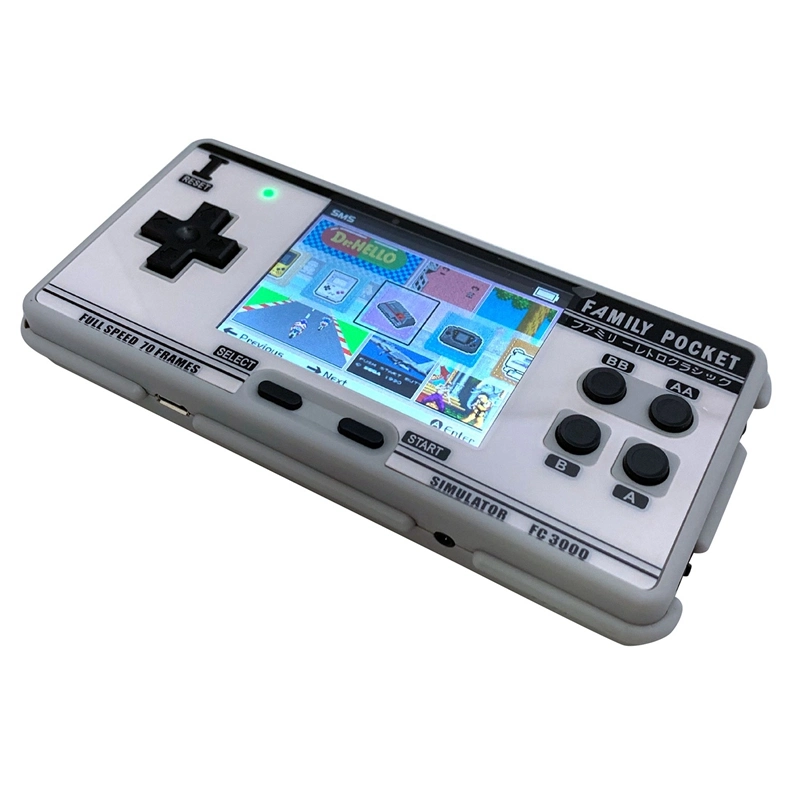 FC3000 Handheld Game Console 8 Simulator 2000 Game Can Increase The Game Children's Color Screen Game Console