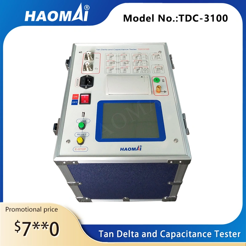 Prueba de factor de potencia tan Delta del transformador estándar IEC