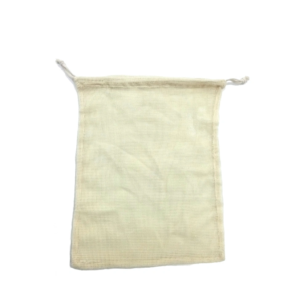 Gots Reusable Organic Cotton String Shopping Bags Eco Friendly Recycled Fruit Vegetable Net Bag Veggie Bag Mesh Bag