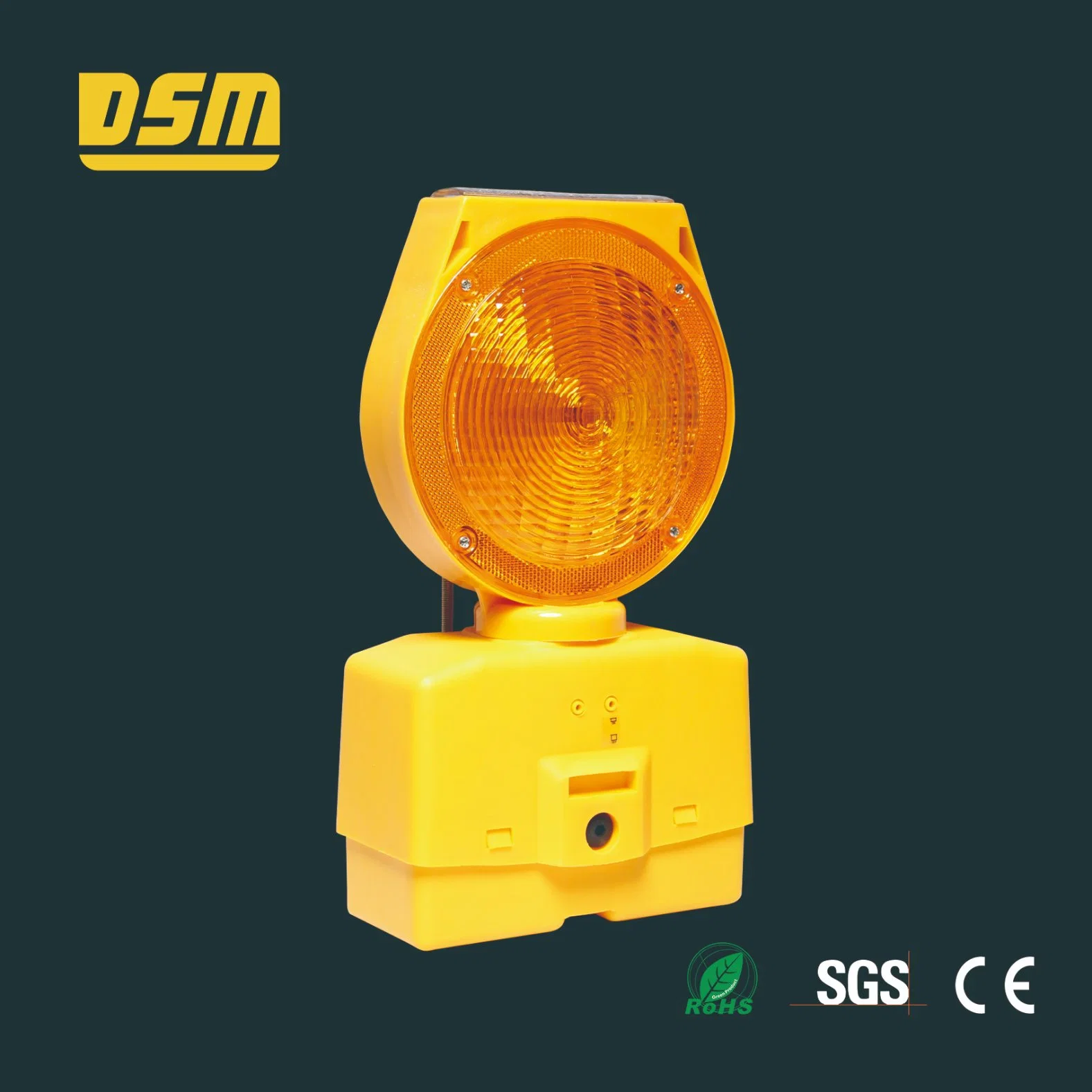 RoHS Approved Southeast Asia Dsm Traffic Barricade Road Block Light Control Solar Warning Lamp