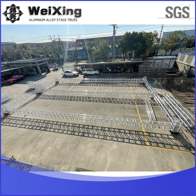 Weixing Manufacturer Provide Logo Customized Spigot Type Truss Easy Install F34 Truss Structure Aluminum Alloy Truss