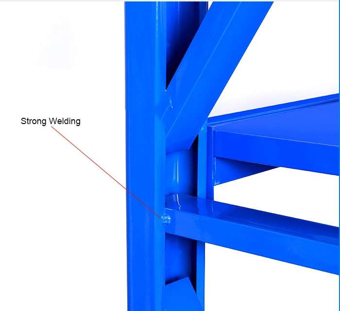 Common Use Adjustable Warehouse/ Storage/ Goods Shelf Cold-Rolled Steel 100-500 Kgs Rack/ Shelf W-300 with Factory Price Competitive Rack