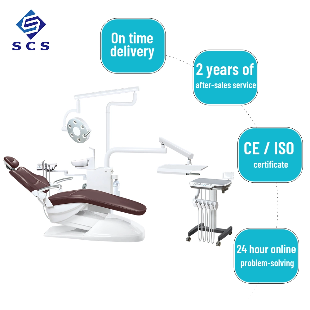 Medical Equipment CE Approved Luxury Movable Trolley Dental Chair