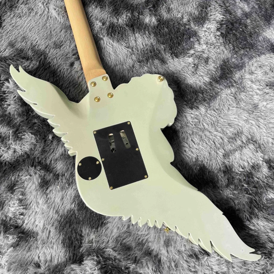 Custom Irregular Grand Electric Guitar Handcraved Customizable Shape and Logo