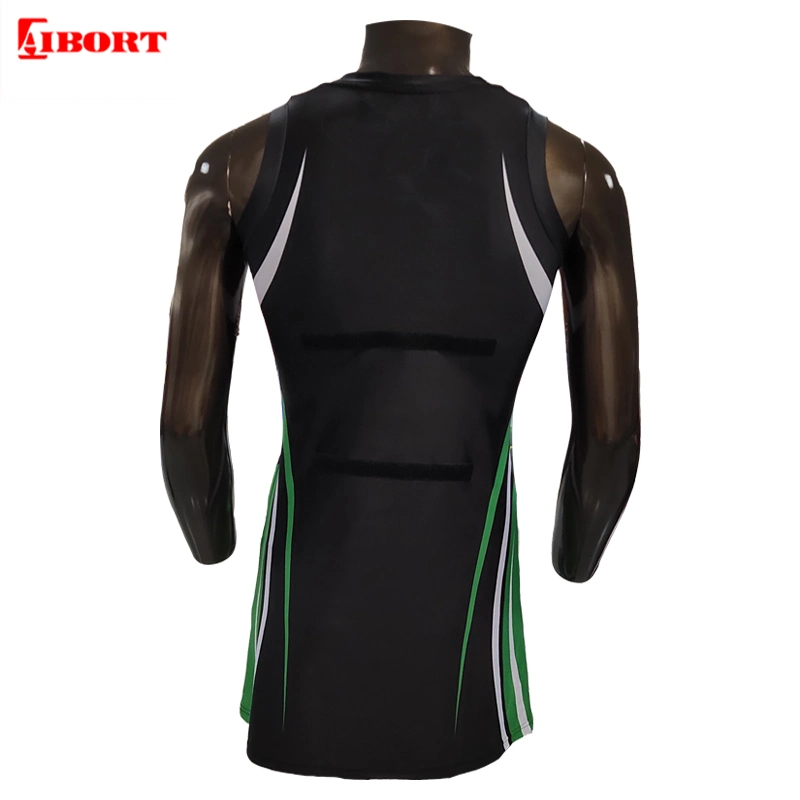 Aibort Sublimation New Design School Girl Netball Uniforms (netball-31)