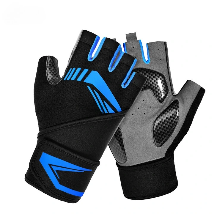 Factory Direct Sale Non Slip Breathable Fitness Training Half Finger Weightlifting Gloves