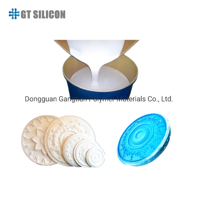 RTV 100: 2 Mix Ratio Tin Cure Silicone Rubber Liquid Silicon Rubber for Casting Gypsum Sculpture Mold Vivid