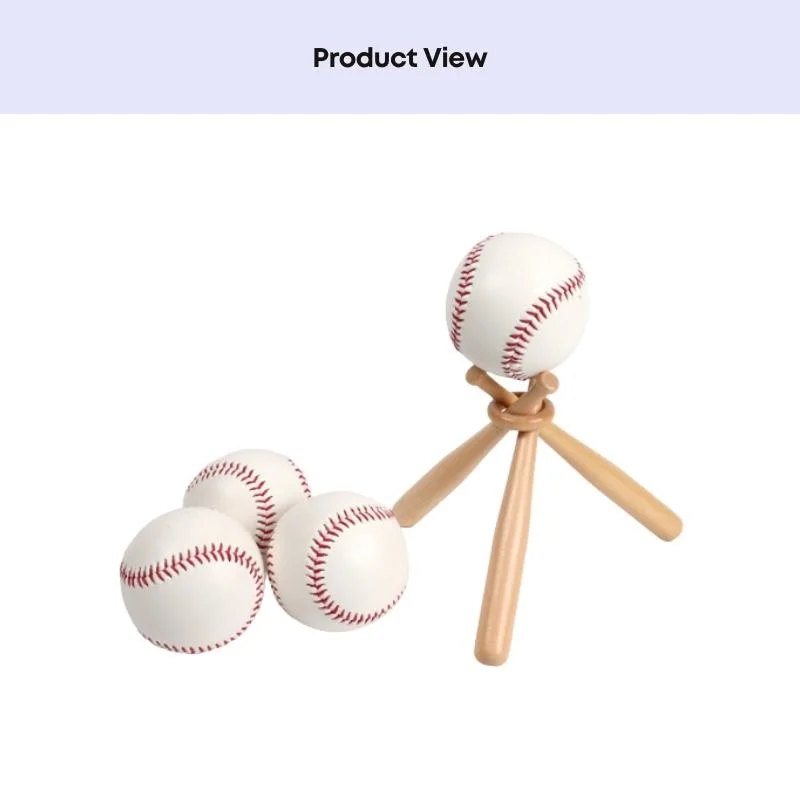 Wood Baseball Holders for Kids and Sports Lover