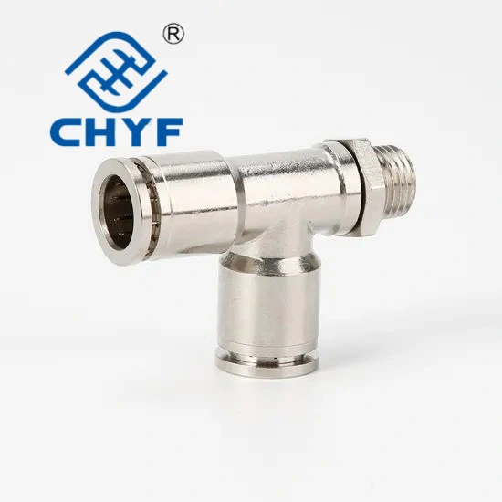 Mpt/Mpd Series T Type Male Thread Metal Pneumatic Quick Tube Fitting